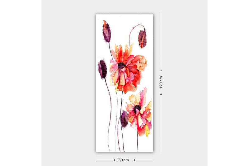 Canvastavla DKY Floral & Botanical Flerfärgad - 50x120 cm - Inredning & dekor - Tavlor & konst - Canvastavla