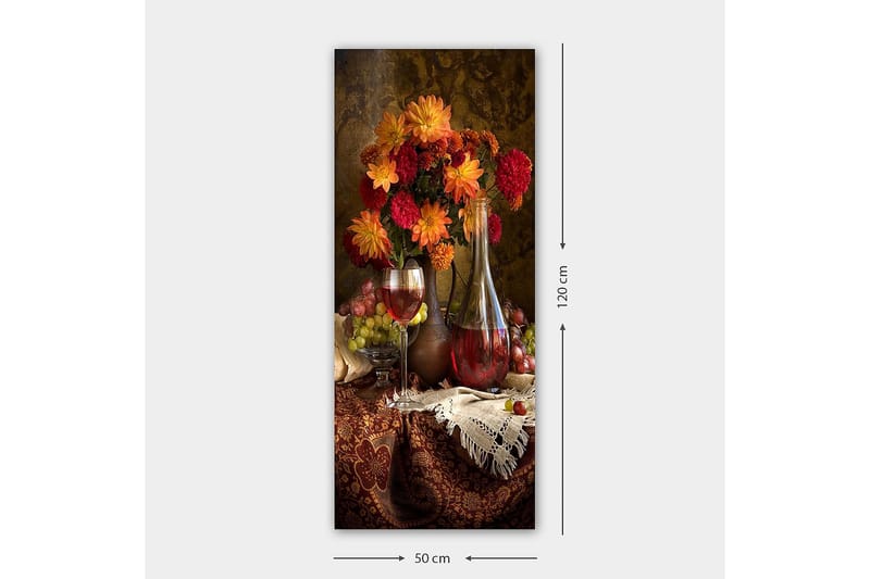 Canvastavla DKY Floral & Botanical Flerfärgad - 50x120 cm - Inredning & dekor - Tavlor & konst - Canvastavla