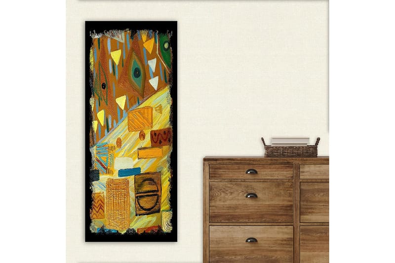 CANVASTAVLA DKY Geometric Flerfärgad 50x120 cm - Inredning & dekor - Tavlor & konst - Canvastavla