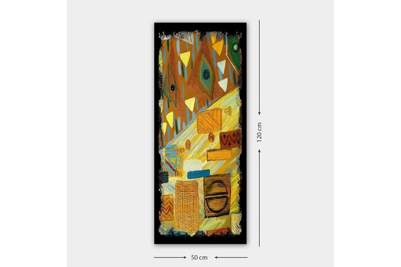 CANVASTAVLA DKY Geometric Flerfärgad 50x120 cm - Inredning & dekor - Tavlor & konst - Canvastavla