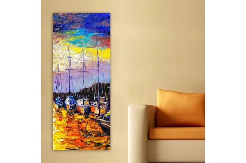 Canvastavla DKY Landscape & Nature Flerfärgad - 50x120 cm - Inredning & dekor - Tavlor & konst - Canvastavla