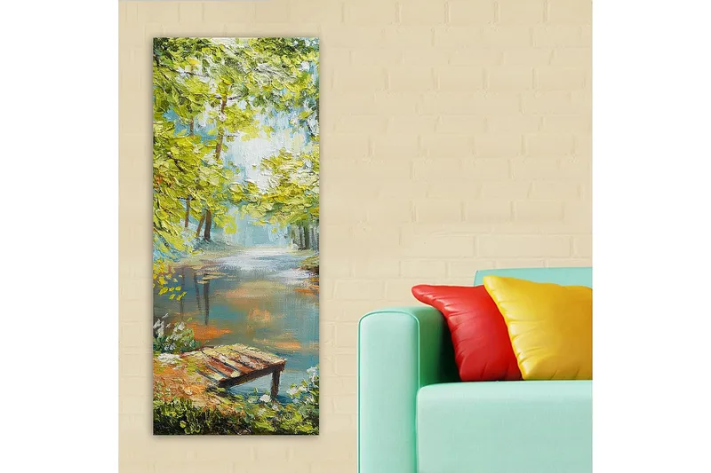 Canvastavla DKY Landscape & Nature Flerfärgad - 50x120 cm - Inredning & dekor - Tavlor & konst - Canvastavla
