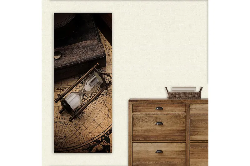 Canvastavla DKY Map Flerfärgad - 50x120 cm - Inredning & dekor - Tavlor & konst - Canvastavla