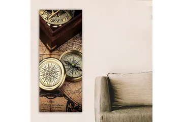 Canvastavla DKY Map Flerfärgad - 50x120 cm - Inredning & dekor - Tavlor & konst - Canvastavla