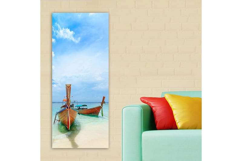 CANVASTAVLA DKY Nautical & Beach Flerfärgad 50x120 cm - Inredning & dekor - Tavlor & konst - Canvastavla