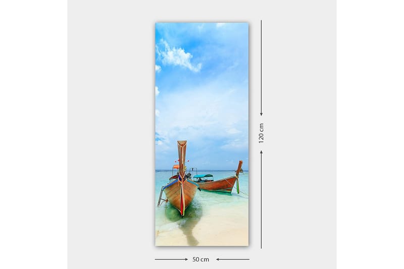 CANVASTAVLA DKY Nautical & Beach Flerfärgad 50x120 cm - Inredning & dekor - Tavlor & konst - Canvastavla