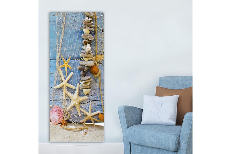 CANVASTAVLA DKY Nautical & Beach Flerfärgad 50x120 cm - Inredning & dekor - Tavlor & konst - Canvastavla