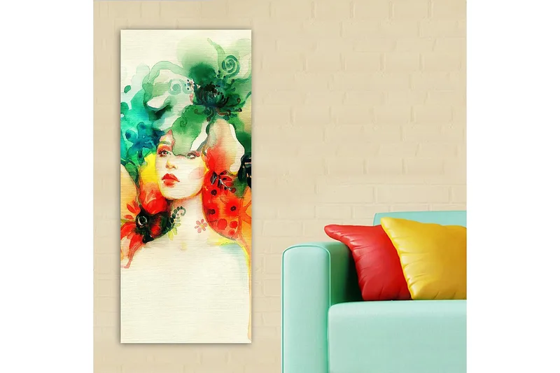 Canvastavla DKY Spiritual Flerfärgad - 50x120 cm - Inredning & dekor - Tavlor & konst - Canvastavla