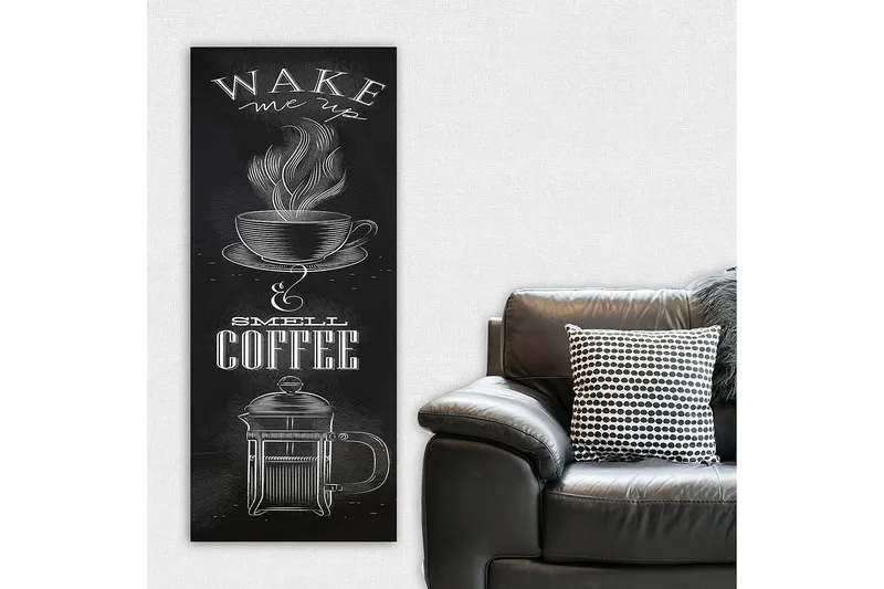 Canvastavla DKY Text Flerfärgad - 50x120 cm - Inredning & dekor - Tavlor & konst - Canvastavla