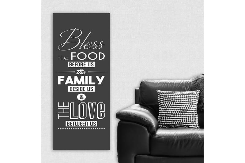 Canvastavla DKY Text Flerfärgad - 50x120 cm - Inredning & dekor - Tavlor & konst - Canvastavla