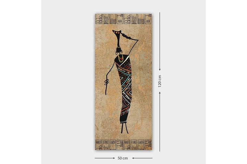 Canvastavla DKY World Cultures Flerfärgad - 50x120 cm - Inredning & dekor - Tavlor & konst - Canvastavla