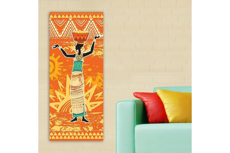 Canvastavla DKY World Cultures Flerfärgad - 50x120 cm - Inredning & dekor - Tavlor & konst - Canvastavla