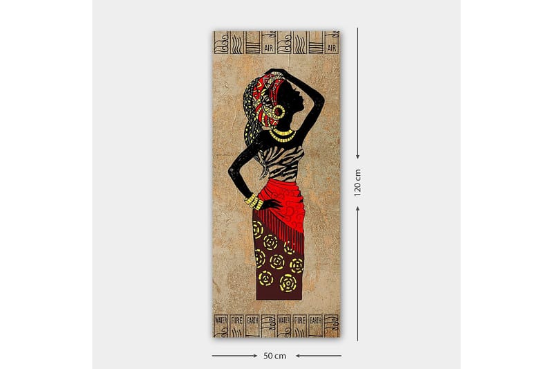 CANVASTAVLA DKY World Cultures Flerfärgad 50x120 cm - Inredning & dekor - Tavlor & konst - Canvastavla