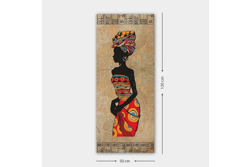CANVASTAVLA DKY World Cultures Flerfärgad 50x120 cm - Inredning & dekor - Tavlor & konst - Canvastavla