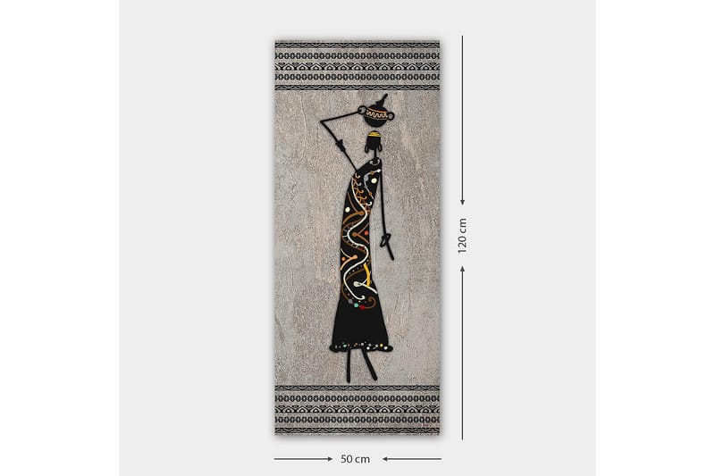CANVASTAVLA DKY World Cultures Flerfärgad 50x120 cm - Inredning & dekor - Tavlor & konst - Canvastavla