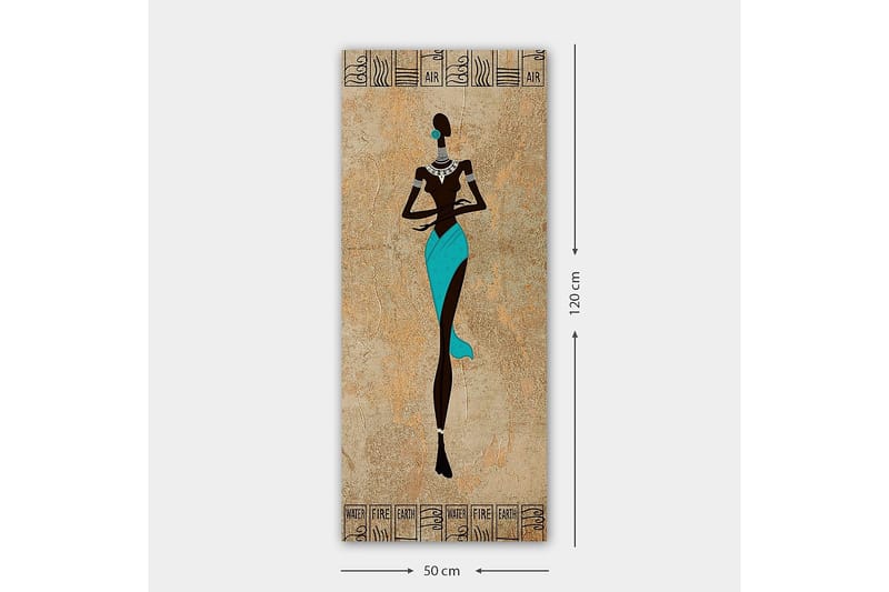 CANVASTAVLA DKY World Cultures Flerfärgad 50x120 cm - Inredning & dekor - Tavlor & konst - Canvastavla