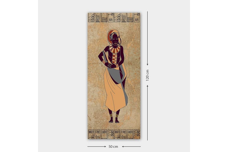 CANVASTAVLA DKY World Cultures Flerfärgad 50x120 cm - Inredning & dekor - Tavlor & konst - Canvastavla