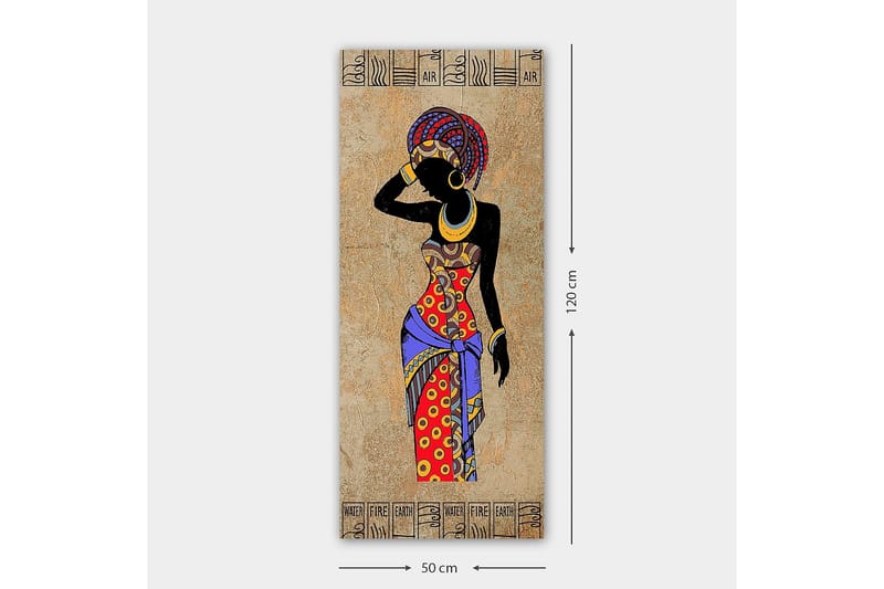 CANVASTAVLA DKY World Cultures Flerfärgad 50x120 cm - Inredning & dekor - Tavlor & konst - Canvastavla