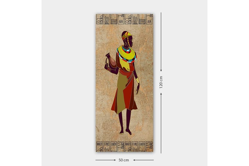 CANVASTAVLA DKY World Cultures Flerfärgad 50x120 cm - Inredning & dekor - Tavlor & konst - Canvastavla