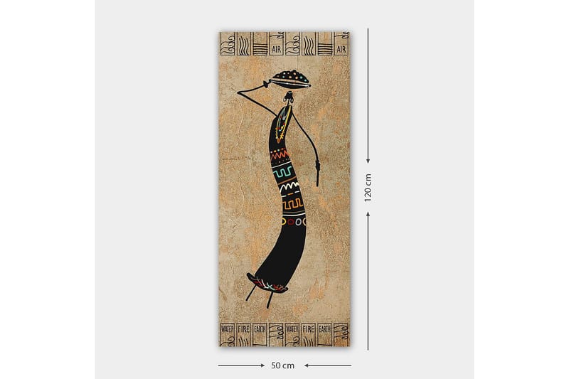 CANVASTAVLA DKY World Cultures Flerfärgad 50x120 cm - Inredning & dekor - Tavlor & konst - Canvastavla