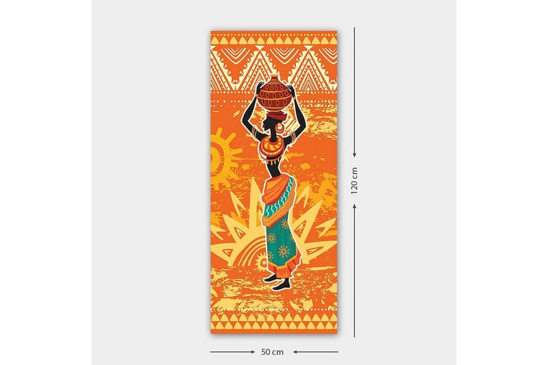 CANVASTAVLA DKY World Cultures Flerfärgad 50x120 cm - Inredning & dekor - Tavlor & konst - Canvastavla