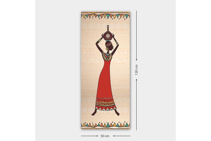 CANVASTAVLA DKY World Cultures Flerfärgad 50x120 cm - Inredning & dekor - Tavlor & konst - Canvastavla