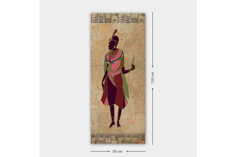 CANVASTAVLA DKY World Cultures Flerfärgad 50x120 cm - Inredning & dekor - Tavlor & konst - Canvastavla