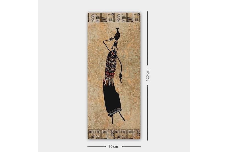 CANVASTAVLA DKY World Cultures Flerfärgad 50x120 cm - Inredning & dekor - Tavlor & konst - Canvastavla