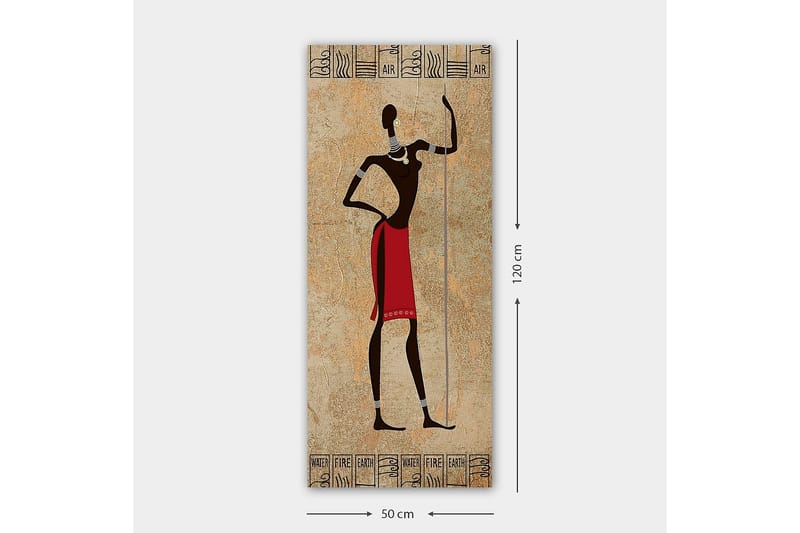 CANVASTAVLA DKY World Cultures Flerfärgad 50x120 cm - Inredning & dekor - Tavlor & konst - Canvastavla