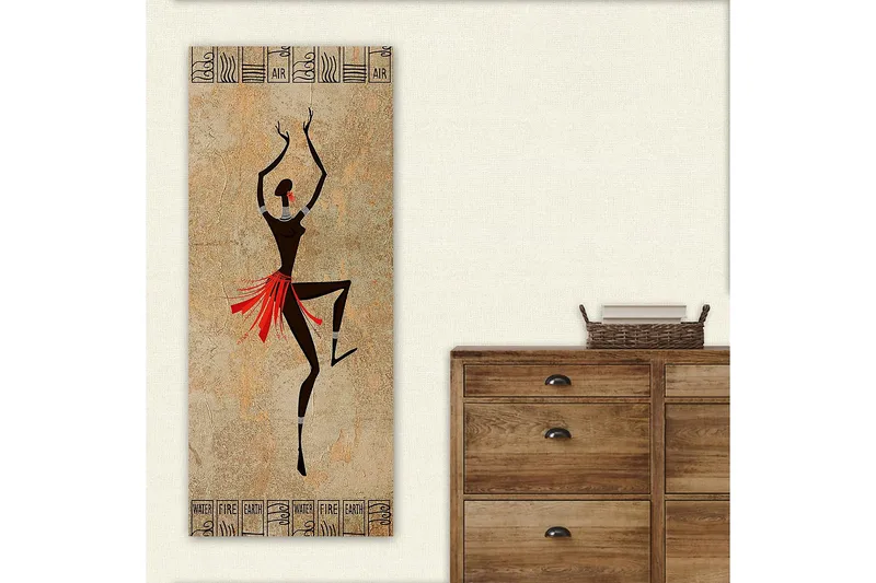 Canvastavla DKY World Cultures Flerfärgad - 50x120 cm - Inredning & dekor - Tavlor & konst - Canvastavla