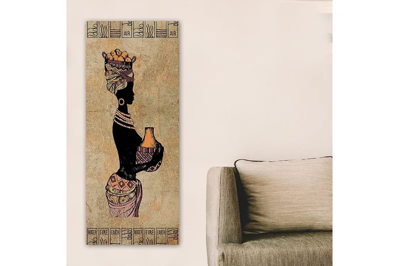 Canvastavla DKY World Cultures Flerfärgad - 50x120 cm - Inredning & dekor - Tavlor & konst - Canvastavla