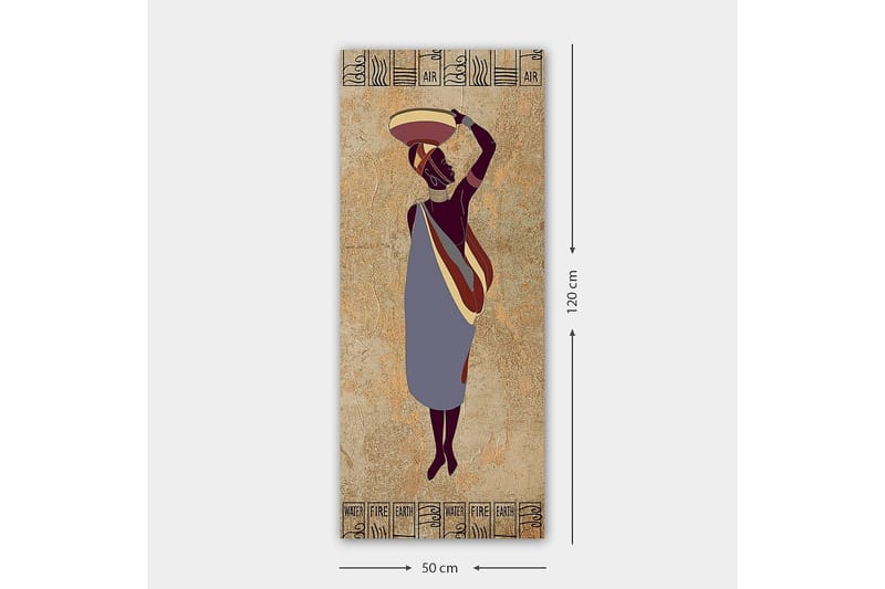 Canvastavla DKY World Cultures Flerfärgad - 50x120 cm - Inredning & dekor - Tavlor & konst - Canvastavla