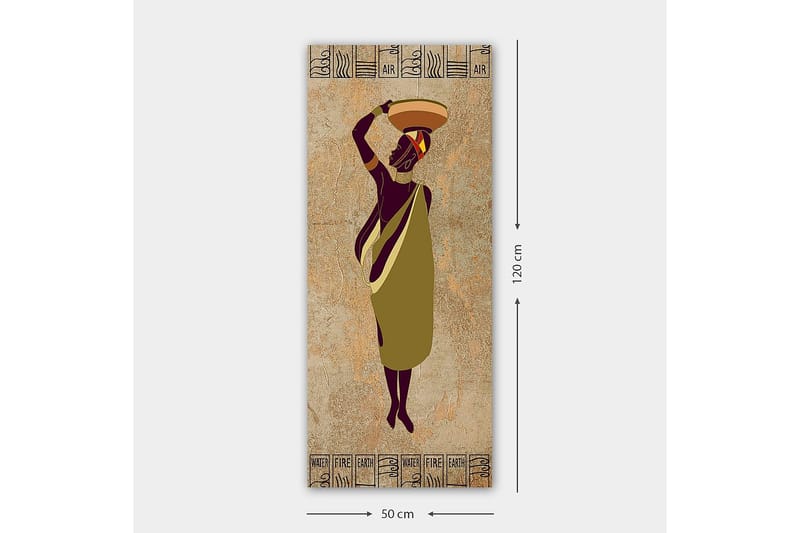 Canvastavla DKY World Cultures Flerfärgad - 50x120 cm - Inredning & dekor - Tavlor & konst - Canvastavla
