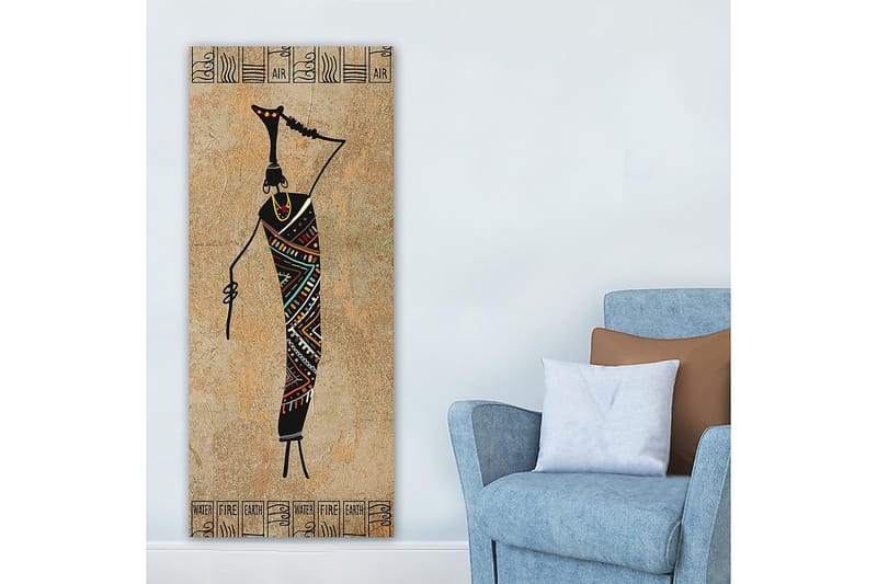 Canvastavla DKY World Cultures Flerfärgad - 50x120 cm - Inredning & dekor - Tavlor & konst - Canvastavla