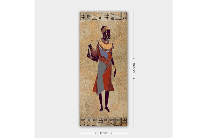 Canvastavla DKY World Cultures Flerfärgad - 50x120 cm - Inredning & dekor - Tavlor & konst - Canvastavla