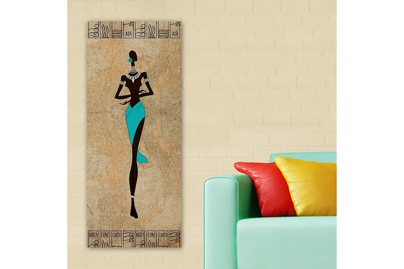 Canvastavla DKY World Cultures Flerfärgad - 50x120 cm - Inredning & dekor - Tavlor & konst - Canvastavla