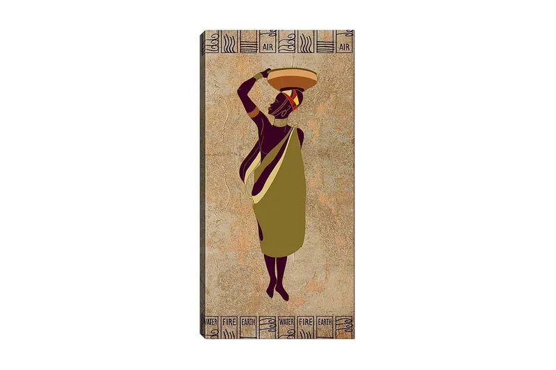 Canvastavla DKY World Cultures Flerfärgad, 50x120 cm