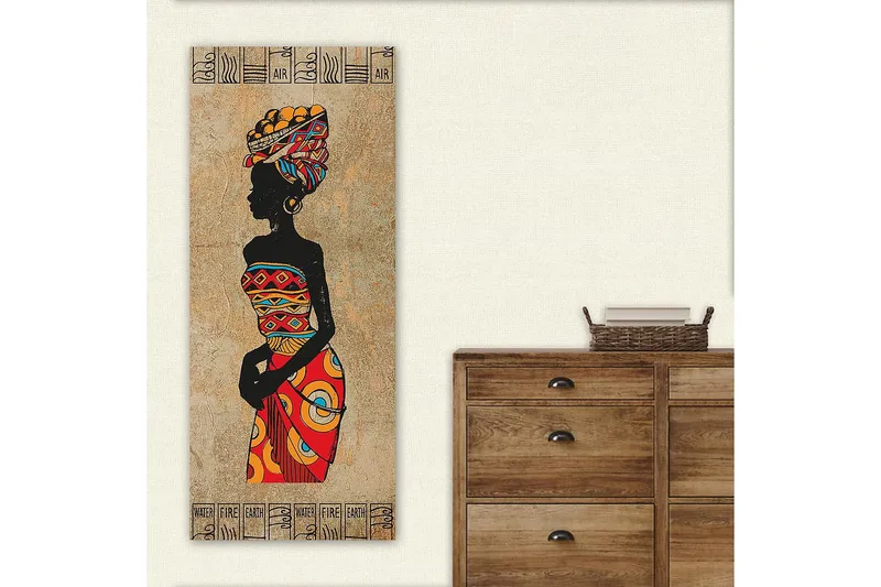 Canvastavla DKY World Cultures Flerfärgad - 50x120 cm - Inredning & dekor - Tavlor & konst - Canvastavla