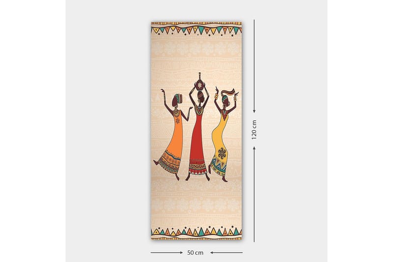 Canvastavla DKY World Cultures Flerfärgad - 50x120 cm - Inredning & dekor - Tavlor & konst - Canvastavla