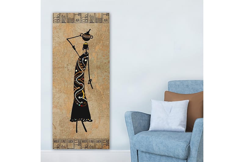 Canvastavla DKY World Cultures Flerfärgad - 50x120 cm - Inredning & dekor - Tavlor & konst - Canvastavla