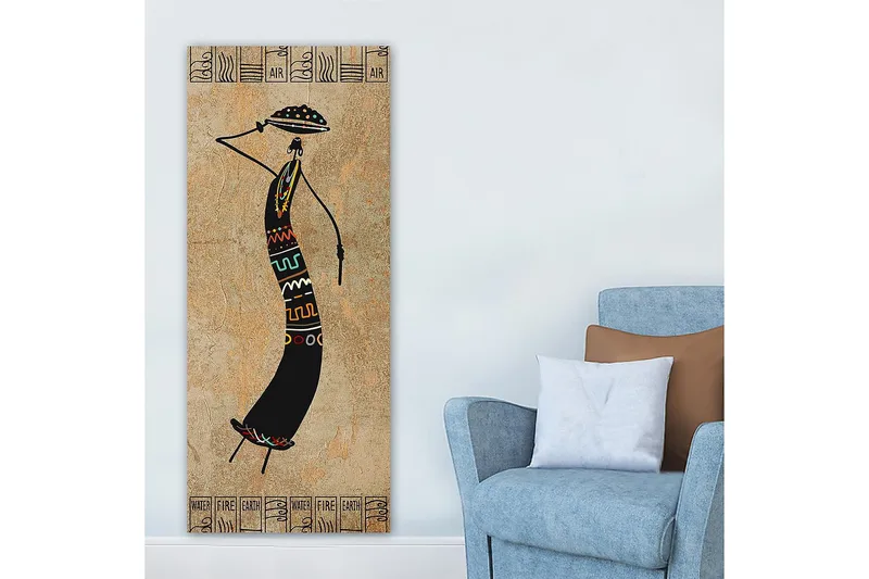 Canvastavla DKY World Cultures Flerfärgad - 50x120 cm - Inredning & dekor - Tavlor & konst - Canvastavla