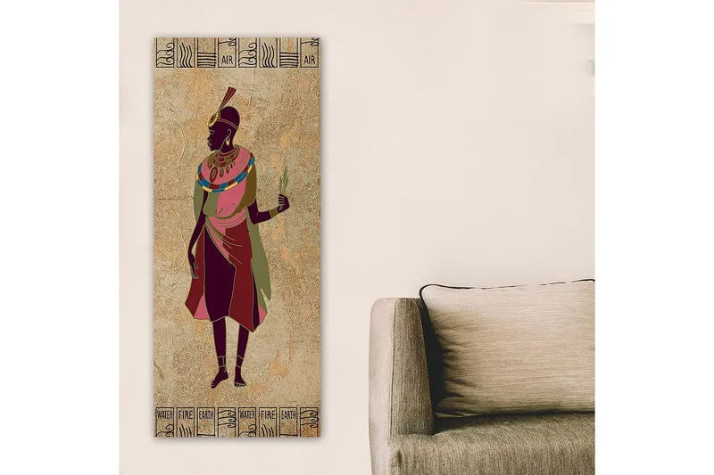 Canvastavla DKY World Cultures Flerfärgad - 50x120 cm - Inredning & dekor - Tavlor & konst - Canvastavla