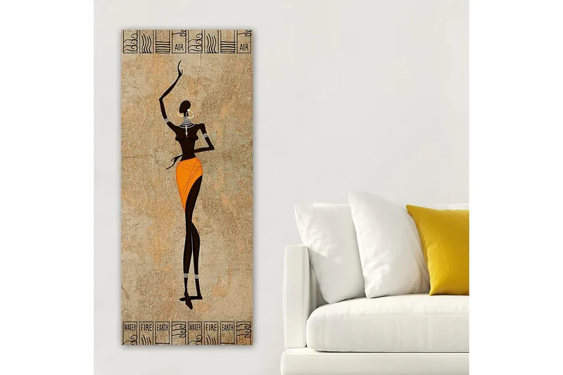 Canvastavla DKY People Flerfärgad - 50x120 cm - Inredning & dekor - Tavlor & konst - Canvastavla