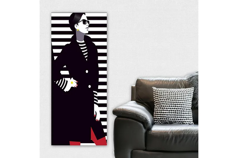 Canvastavla DKY People Flerfärgad - 50x120 cm - Inredning & dekor - Tavlor & konst - Canvastavla