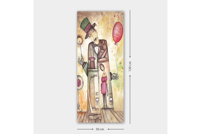 Canvastavla DKY People Flerfärgad - 50x120 cm - Inredning & dekor - Tavlor & konst - Canvastavla