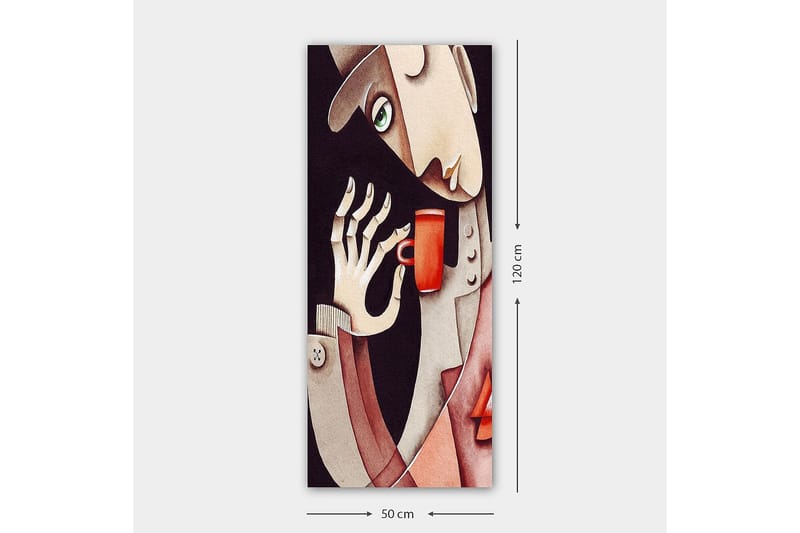 CANVASTAVLA DKY People Flerfärgad 50x120 cm - Inredning & dekor - Tavlor & konst - Canvastavla