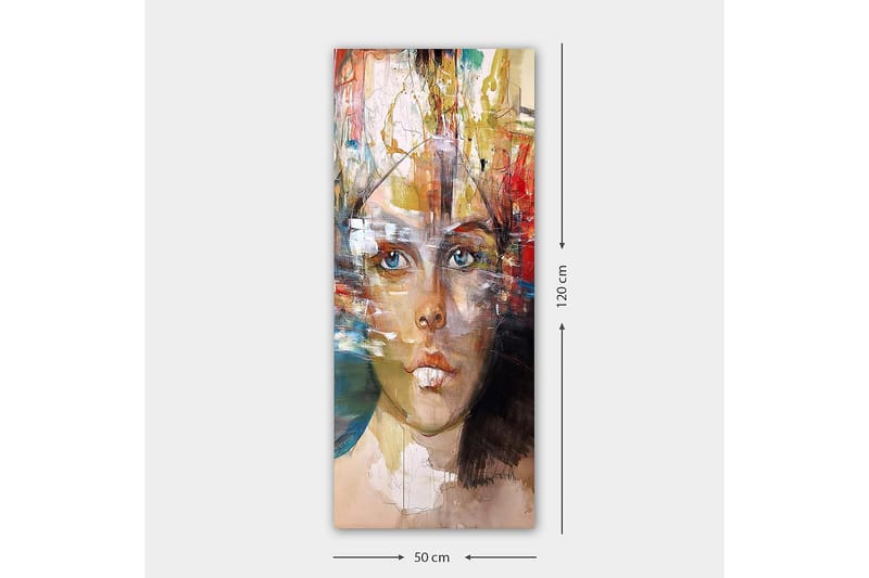 CANVASTAVLA DKY People Flerfärgad 50x120 cm - Inredning & dekor - Tavlor & konst - Canvastavla
