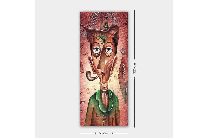 CANVASTAVLA DKY People Flerfärgad 50x120 cm - Inredning & dekor - Tavlor & konst - Canvastavla