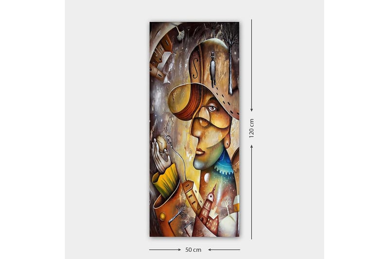 CANVASTAVLA DKY People Flerfärgad 50x120 cm - Inredning & dekor - Tavlor & konst - Canvastavla