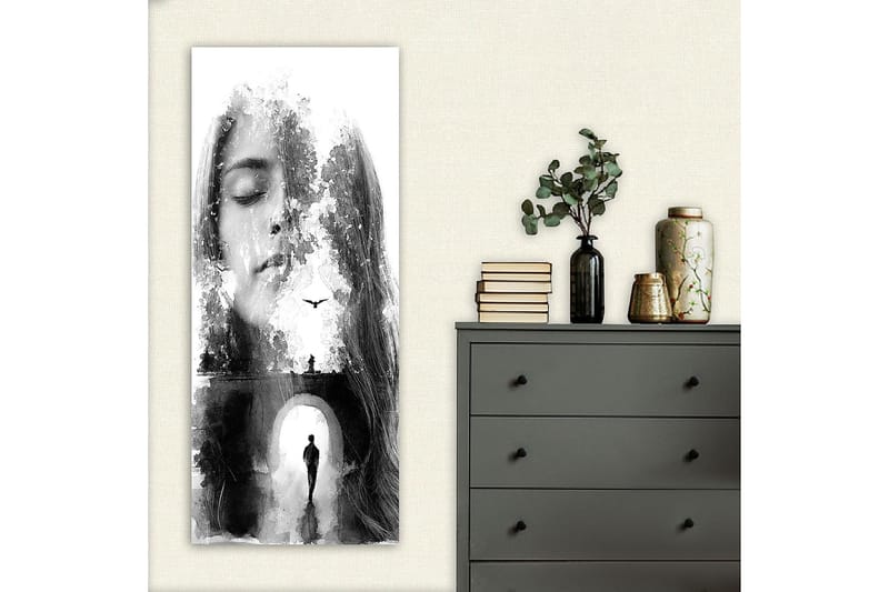CANVASTAVLA DKY People Flerfärgad 50x120 cm - Inredning & dekor - Tavlor & konst - Canvastavla